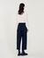 Pantalon met wijde pasvorm