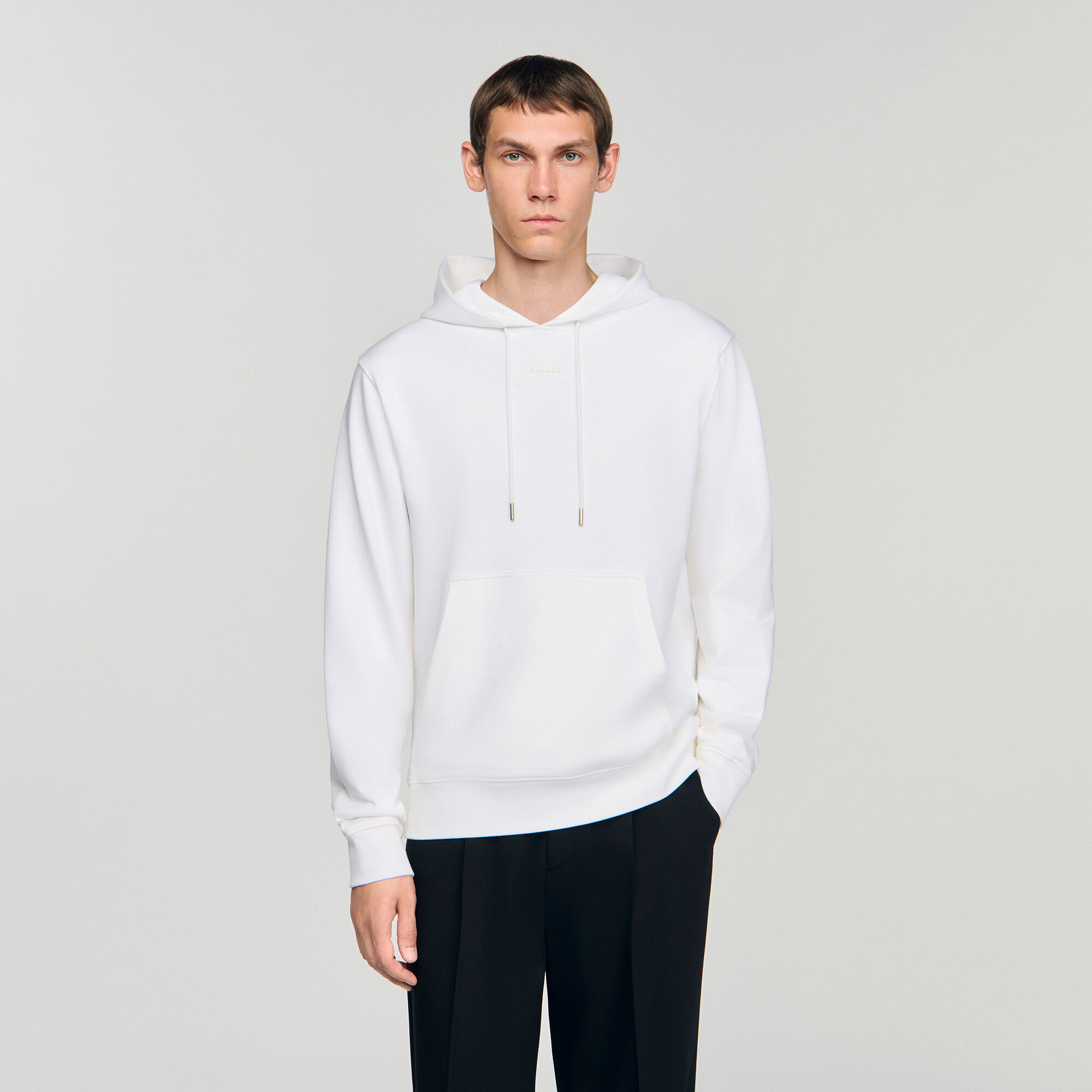 Hoodie met capuchon logo