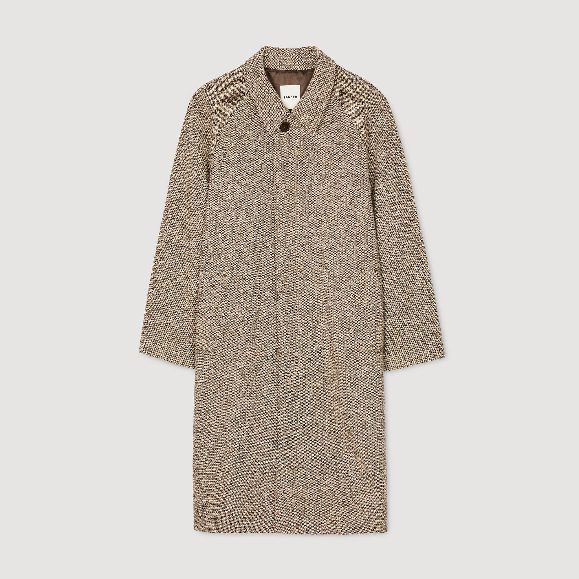 Oversized wollen jas