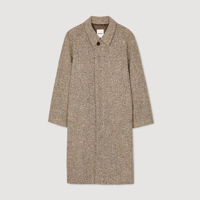 Oversized wollen jas
