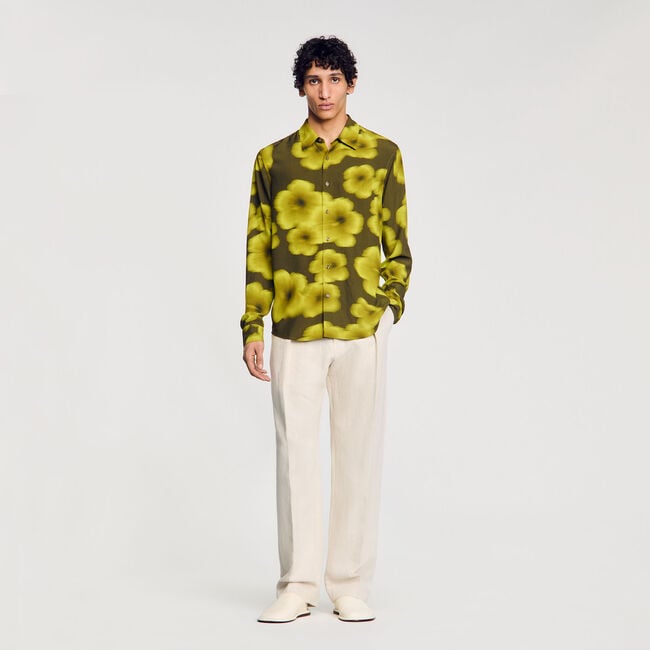 Chemise fluide imprimé fleurs