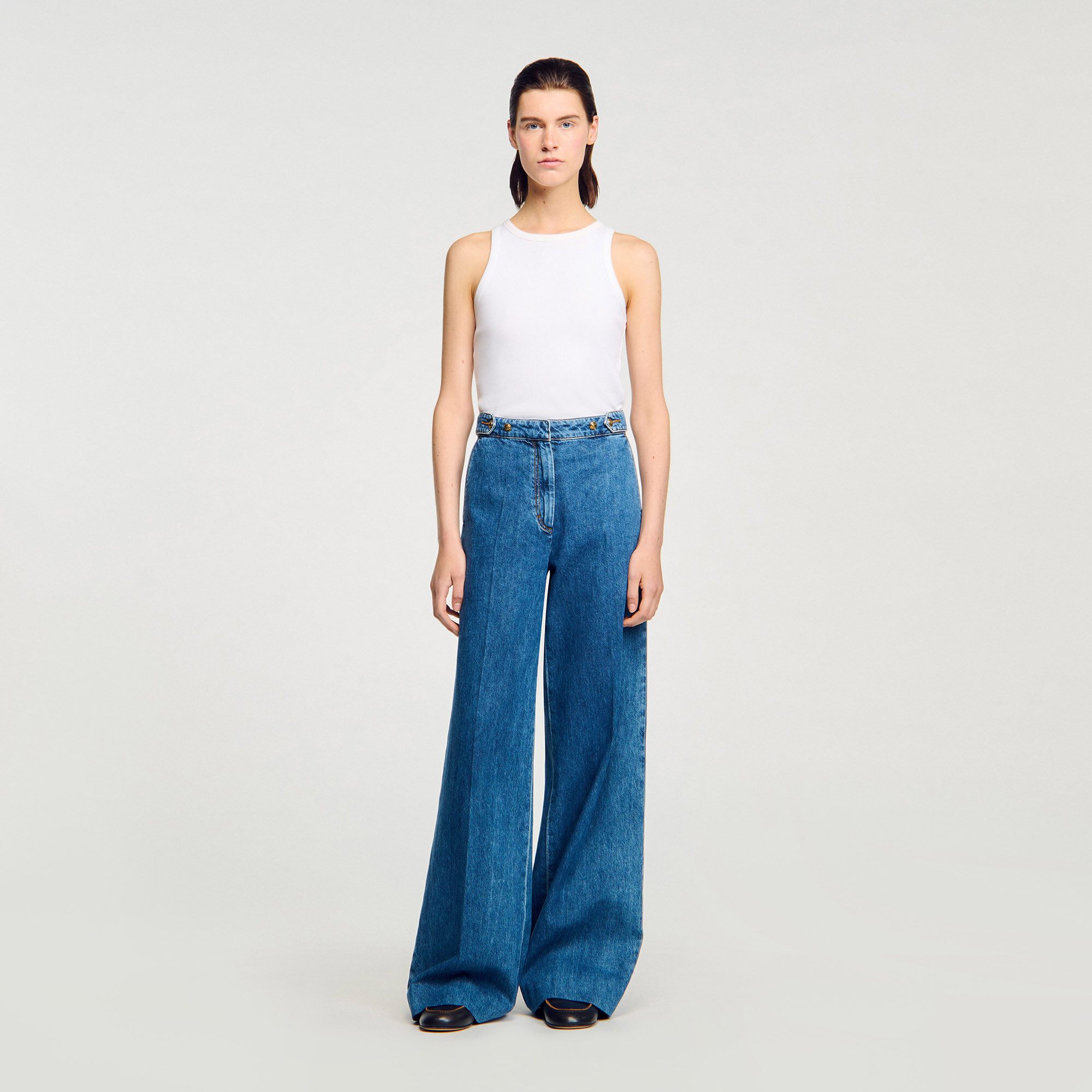 Jeans wijdvallend