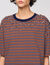 T-shirt met strepen en stras