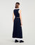 Lange rok tricot bicolor