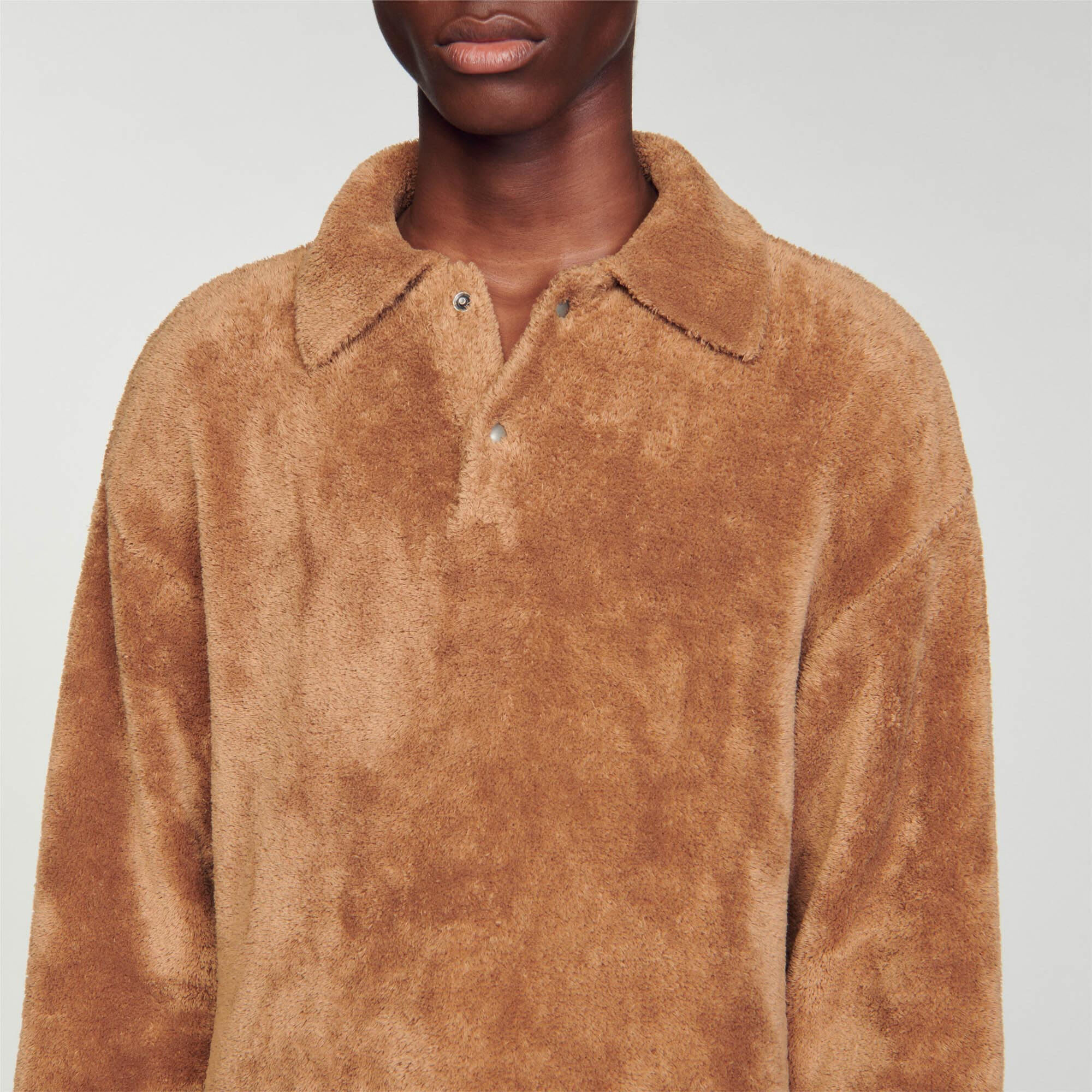 Polo van badstoftricot