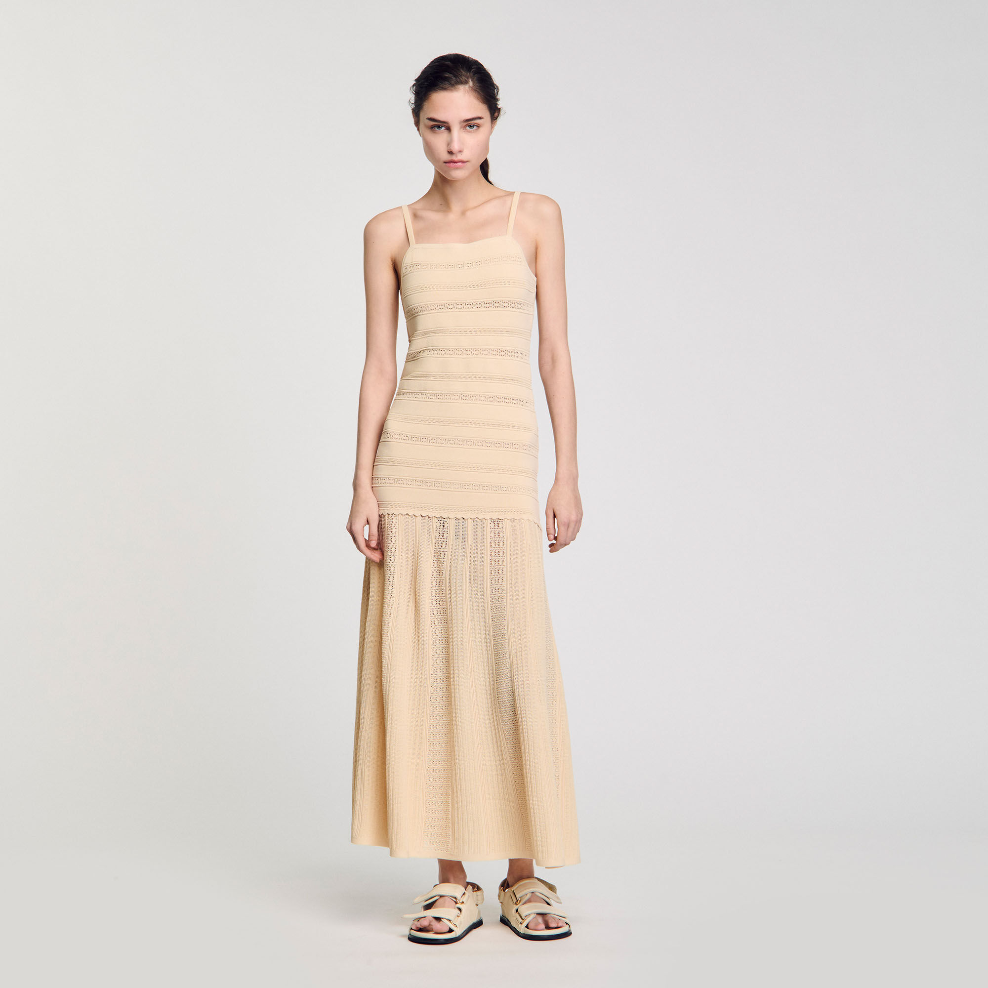 Lange jurk tricot
