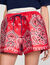 Short bandana print