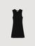 Korte ribtricot jurk