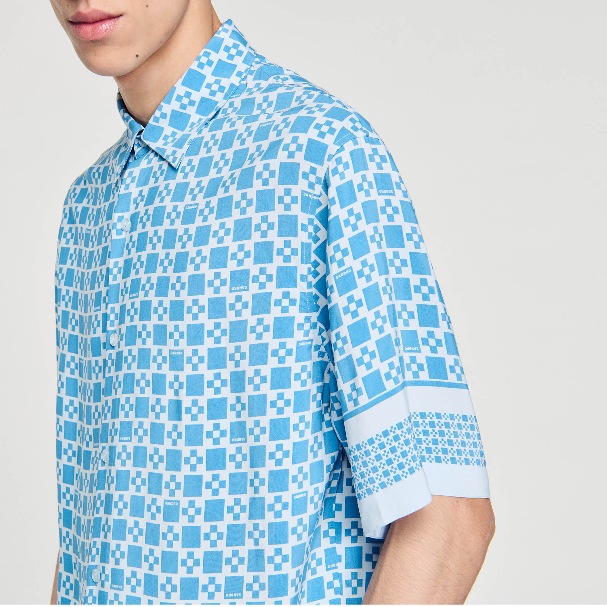 Chemise fluide Square Cross