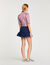 Overhemdblouse gestreept en volants
