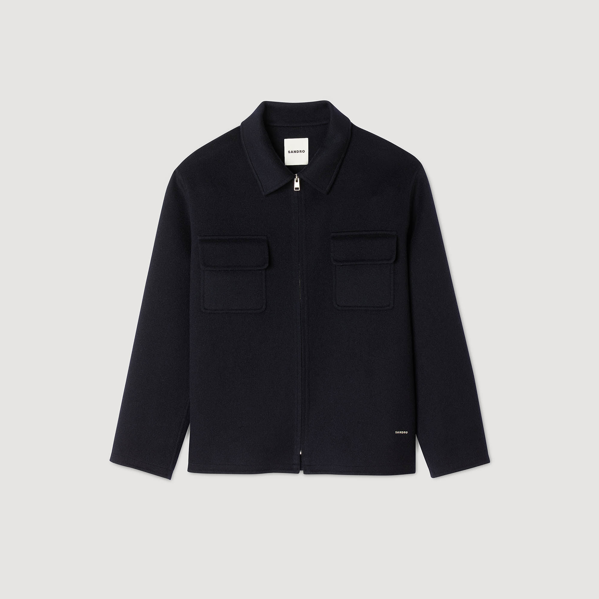 Overshirt met ritssluiting