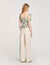 Top gesmokt met bloemenprint