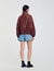 Leren jack oversized