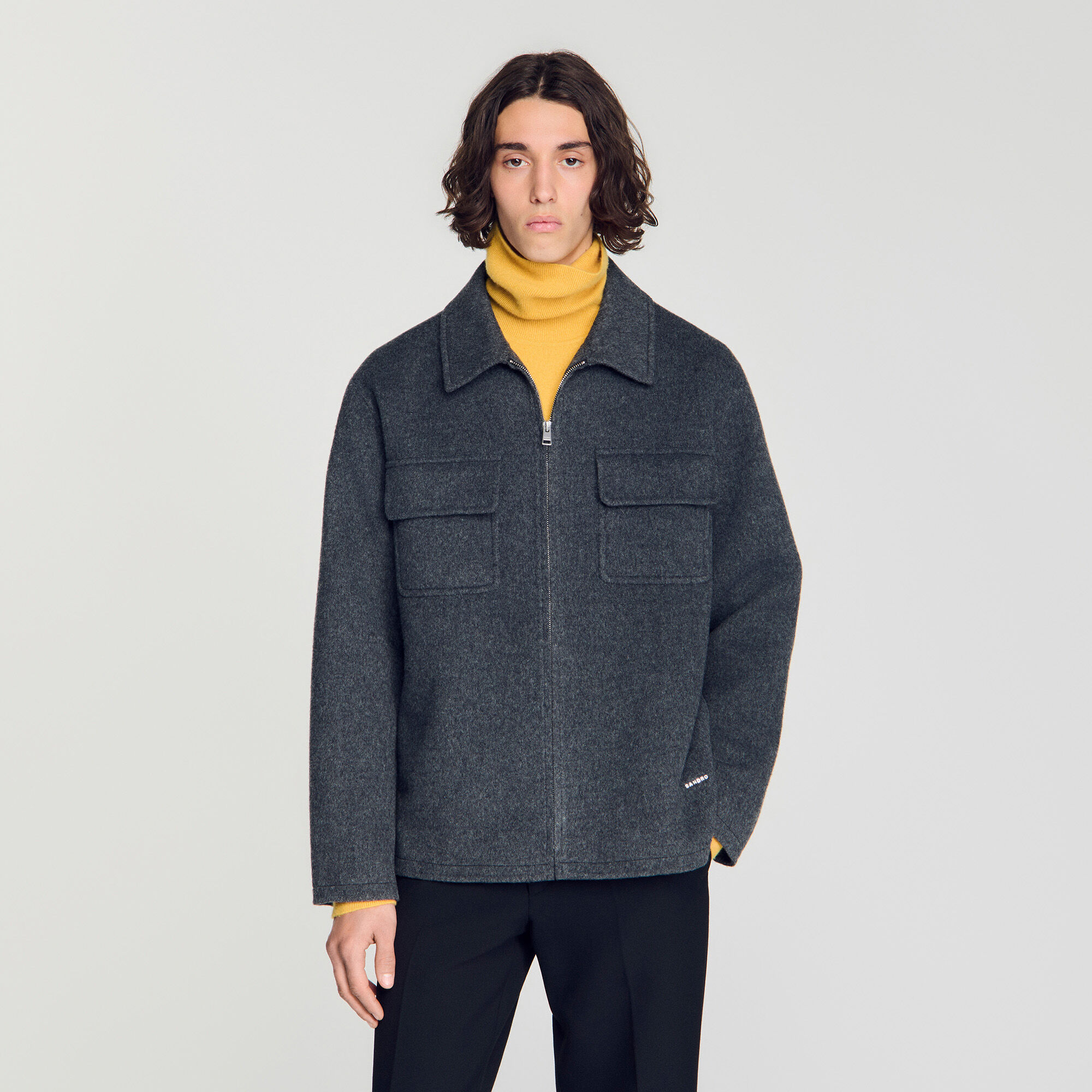 Overshirt met ritssluiting