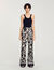 Pantalon met bloemenprint