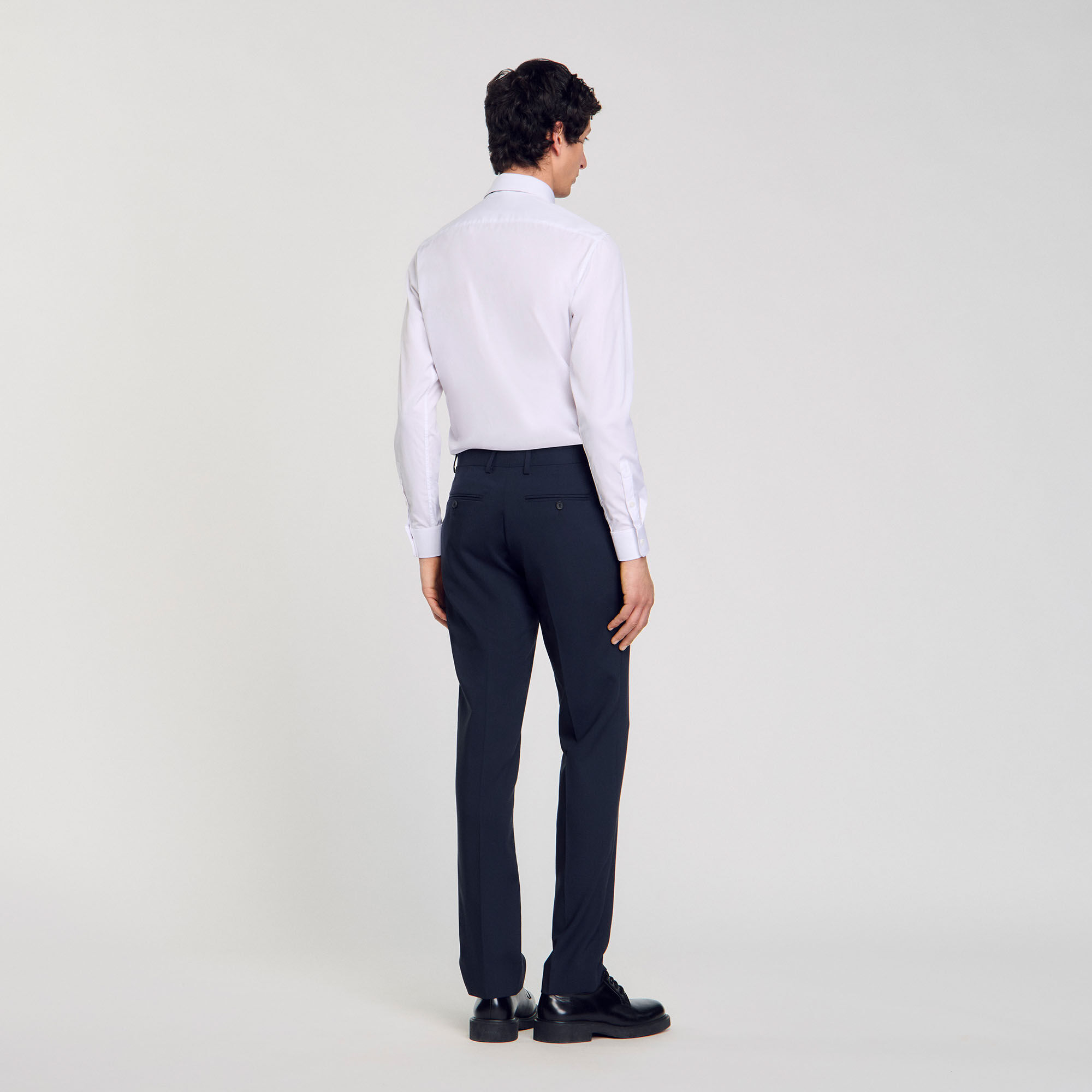 Wollen pantalon kostuum