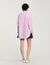Overhemdblouse gestreept met stras