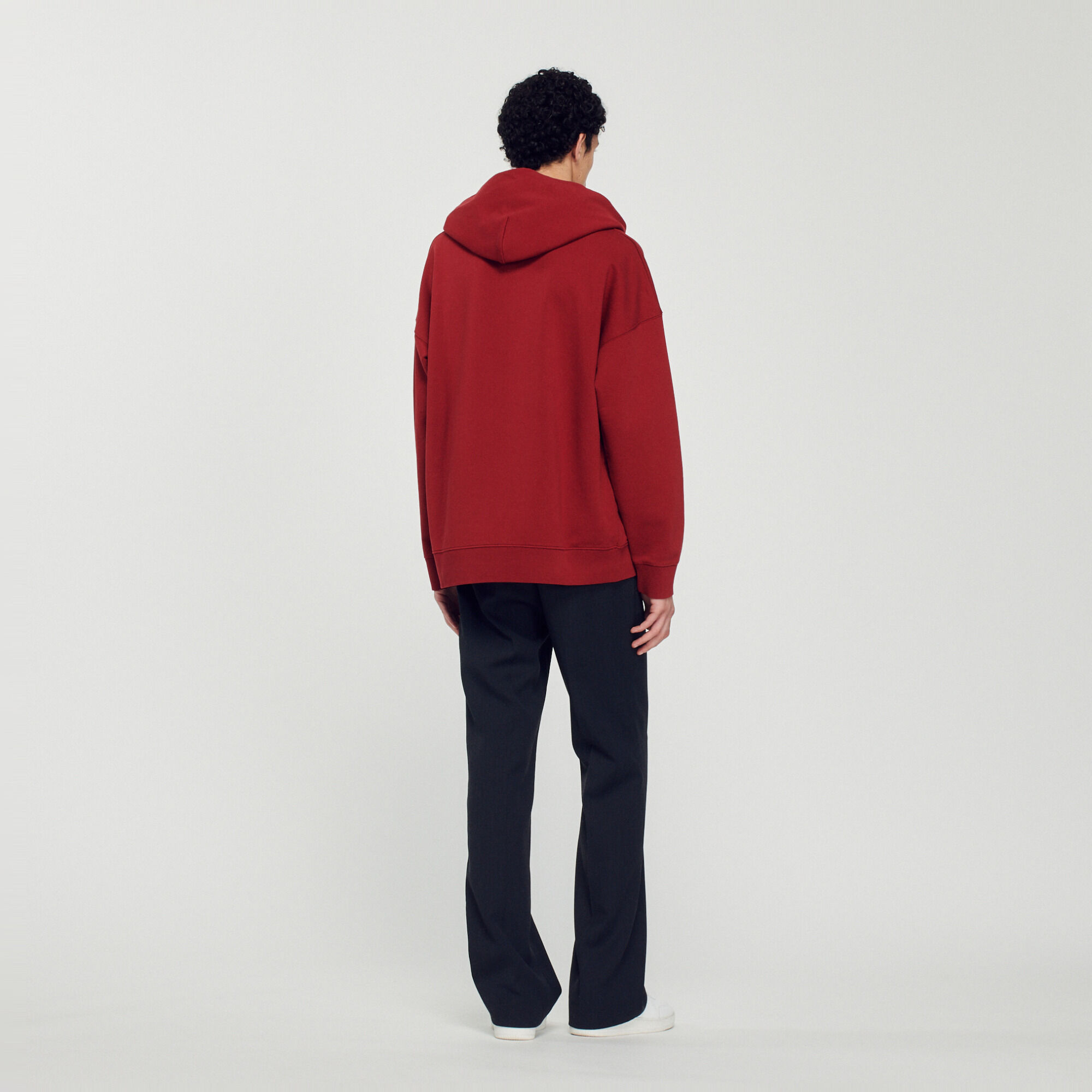 Oversized hoody met logo