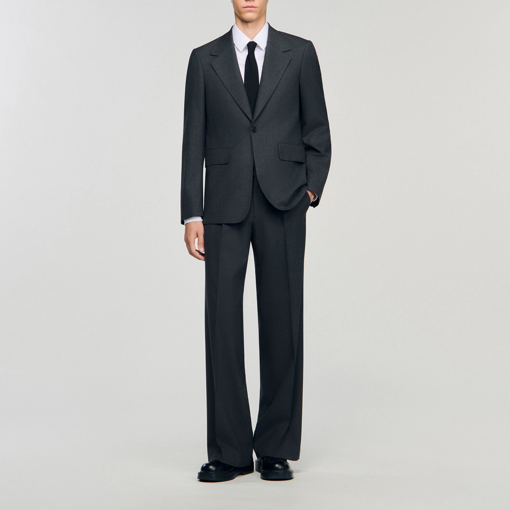 Wollen colbert ruim - Man | Sandro