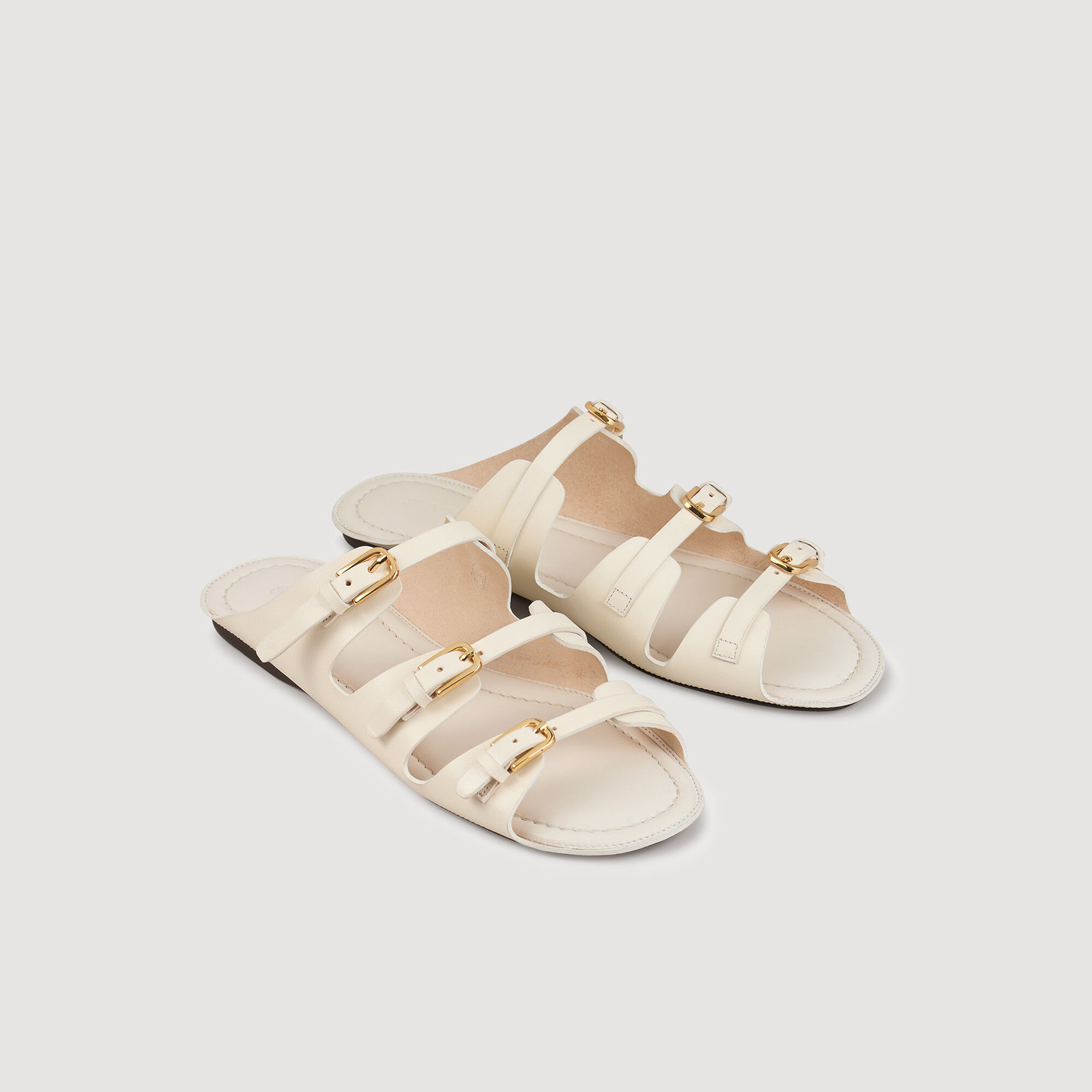 Leren sandalen