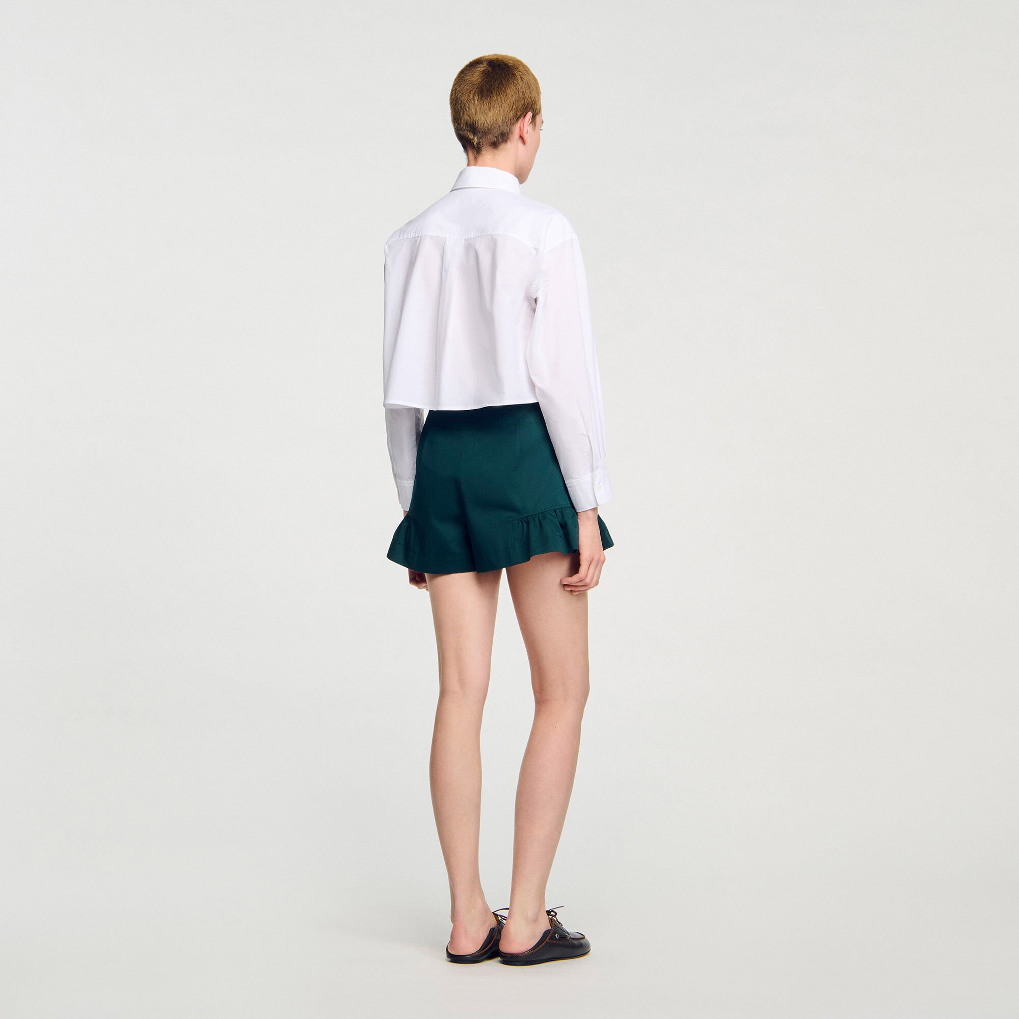 Short met volants