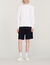 Sweater met square cross