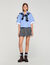 Overhemdblouse oversized ruit