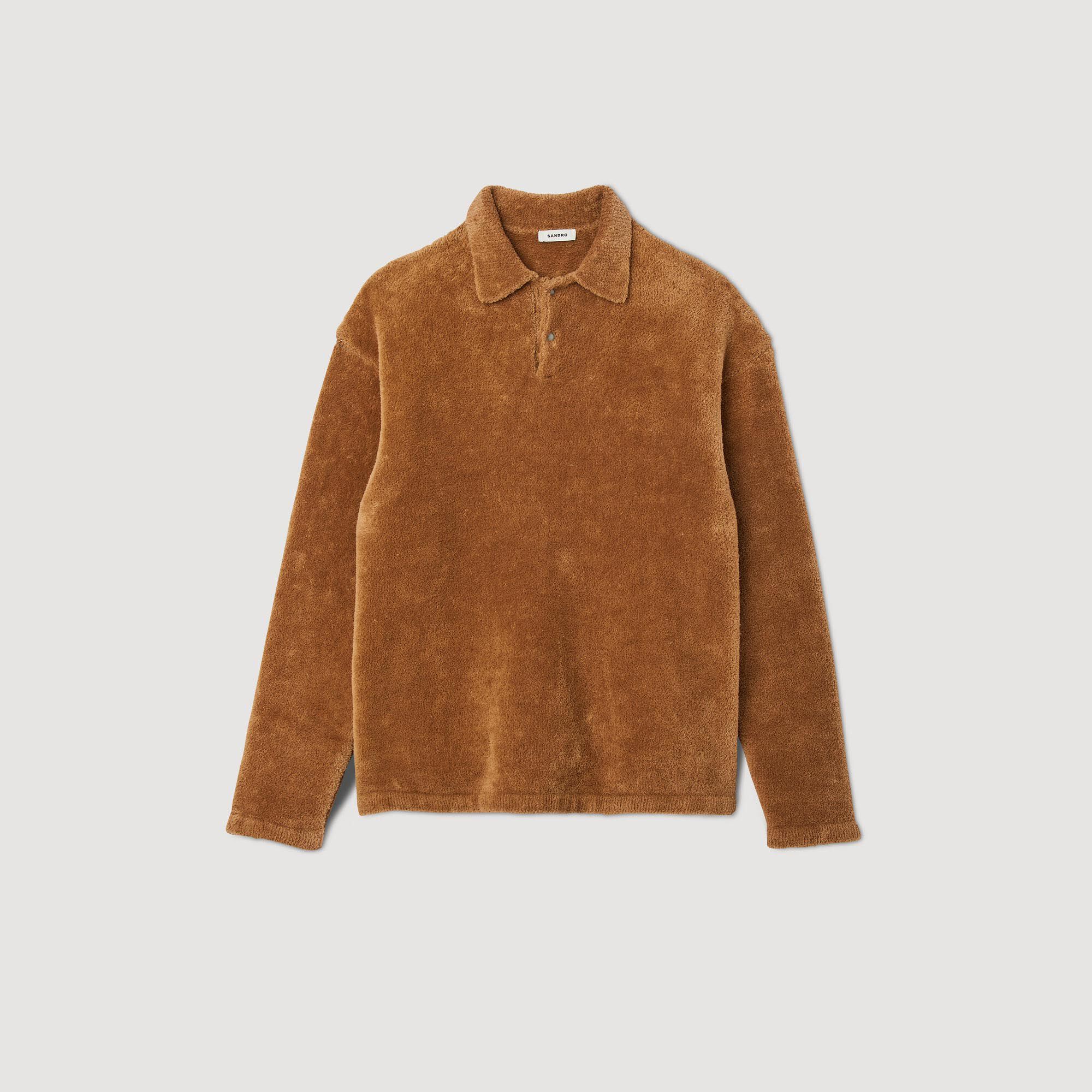 Polo van badstoftricot