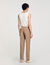 Rechte pantalon met elastiek