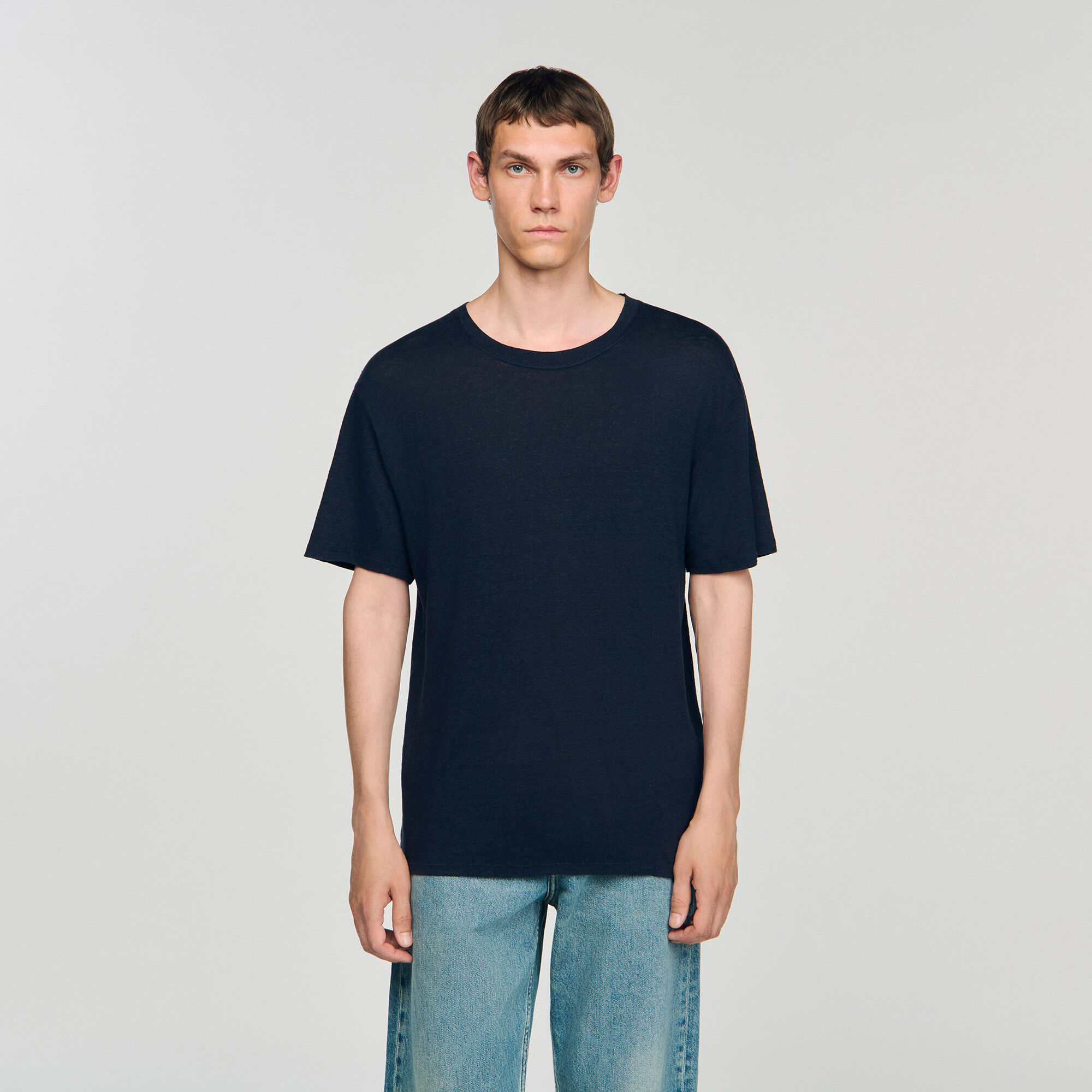 T-shirt van linnen