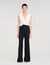 Pantalon met satijnen band