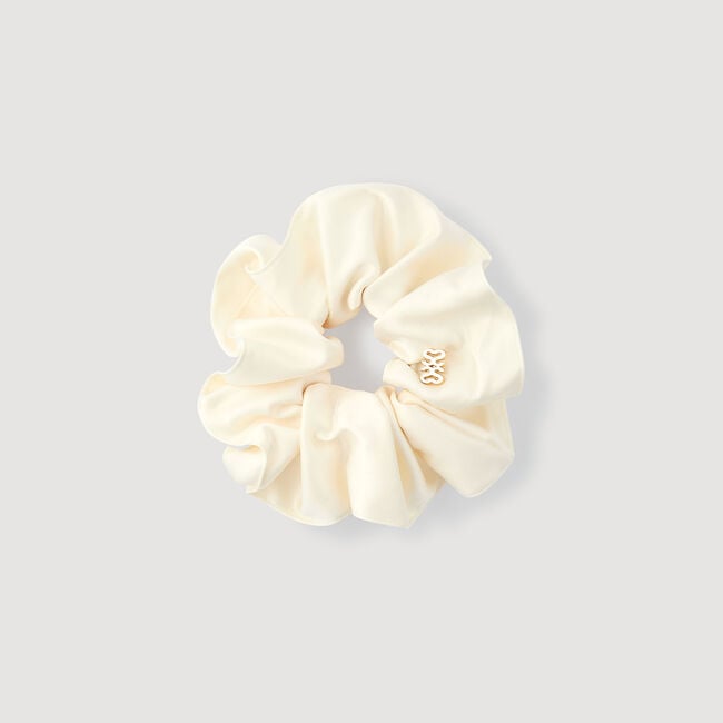 Scrunchie effen gesatineerd