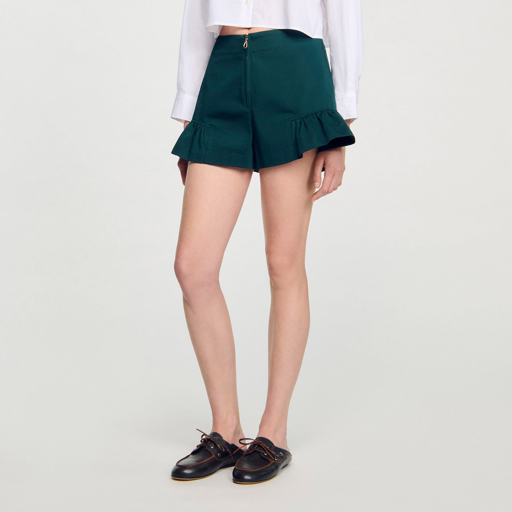 Short met volants