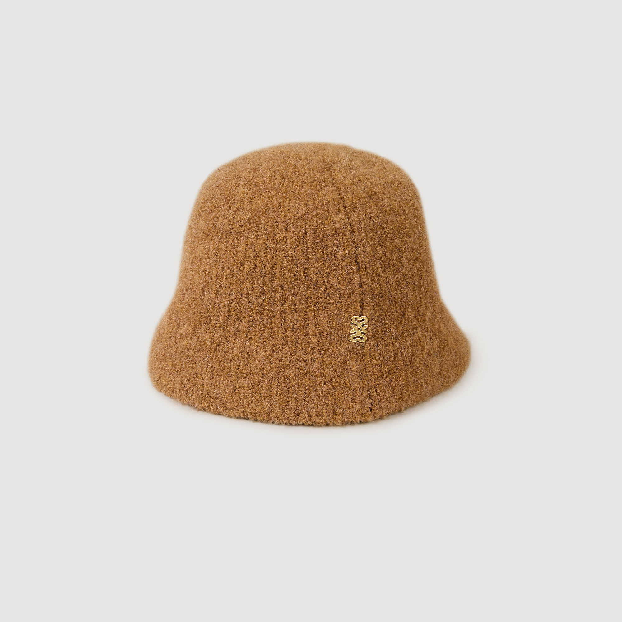 Bucket hat van wol en kasjmier