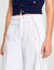 Jeans wijdvallend met stiksels