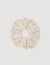 Scrunchie met strepen en stras