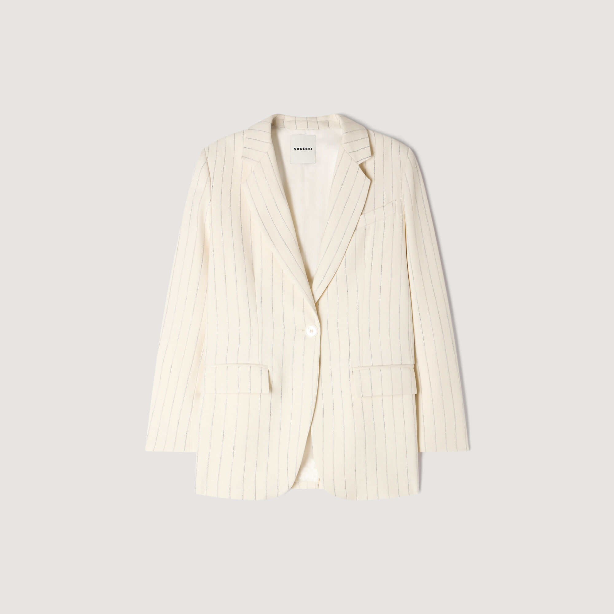 Getailleerde blazer met strepen