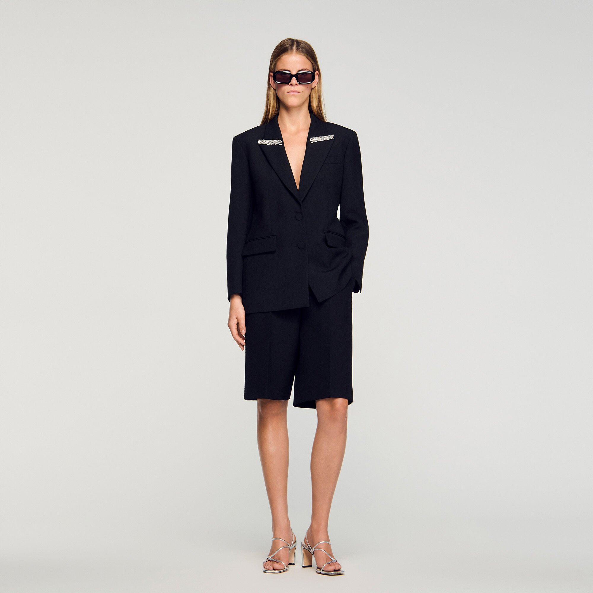 Jasje met stras kraag