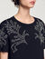 T-shirt met geborduurde details