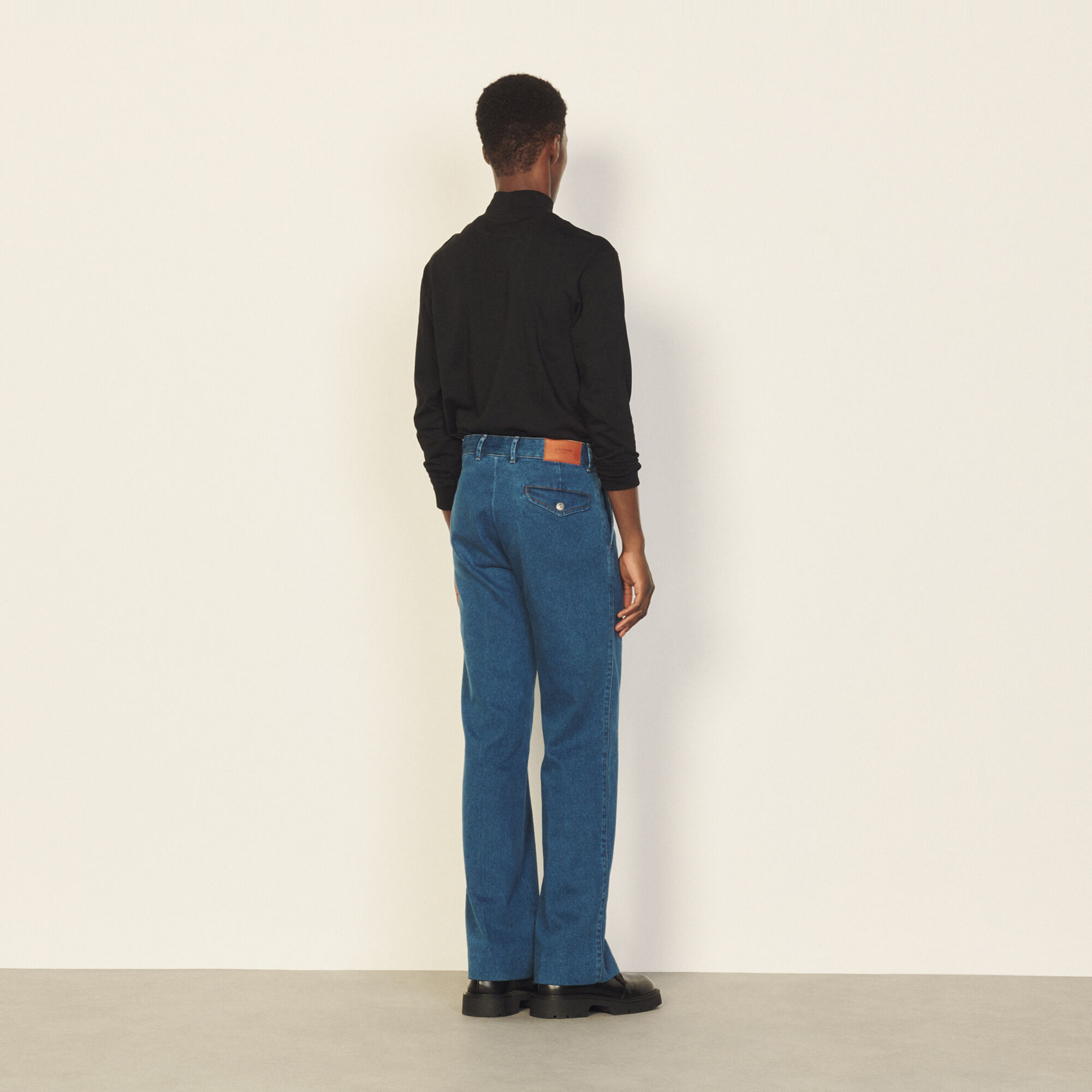Jeansbroek licht uitlopend model