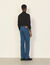 Jeansbroek licht uitlopend model