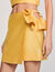 Korte rok met scrunchie detail