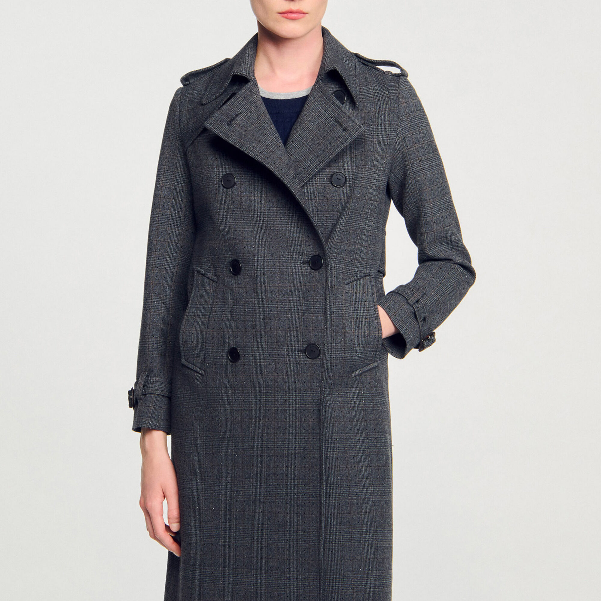 Trench met stras - Vrouw | Sandro