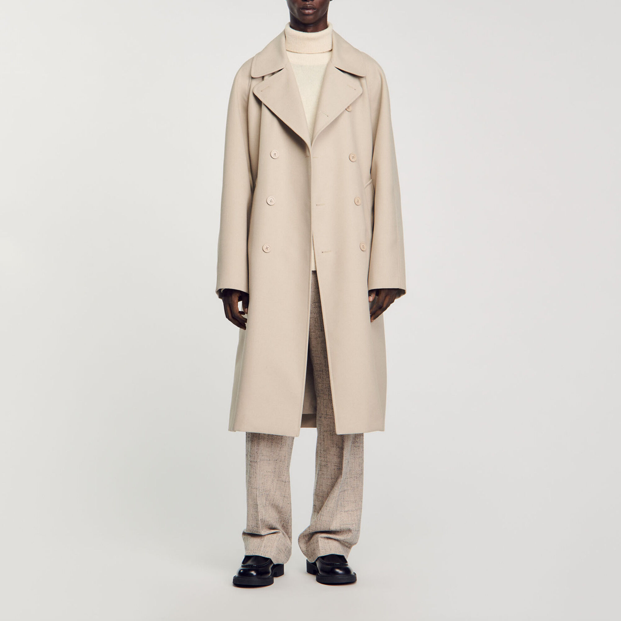Lange trenchcoat