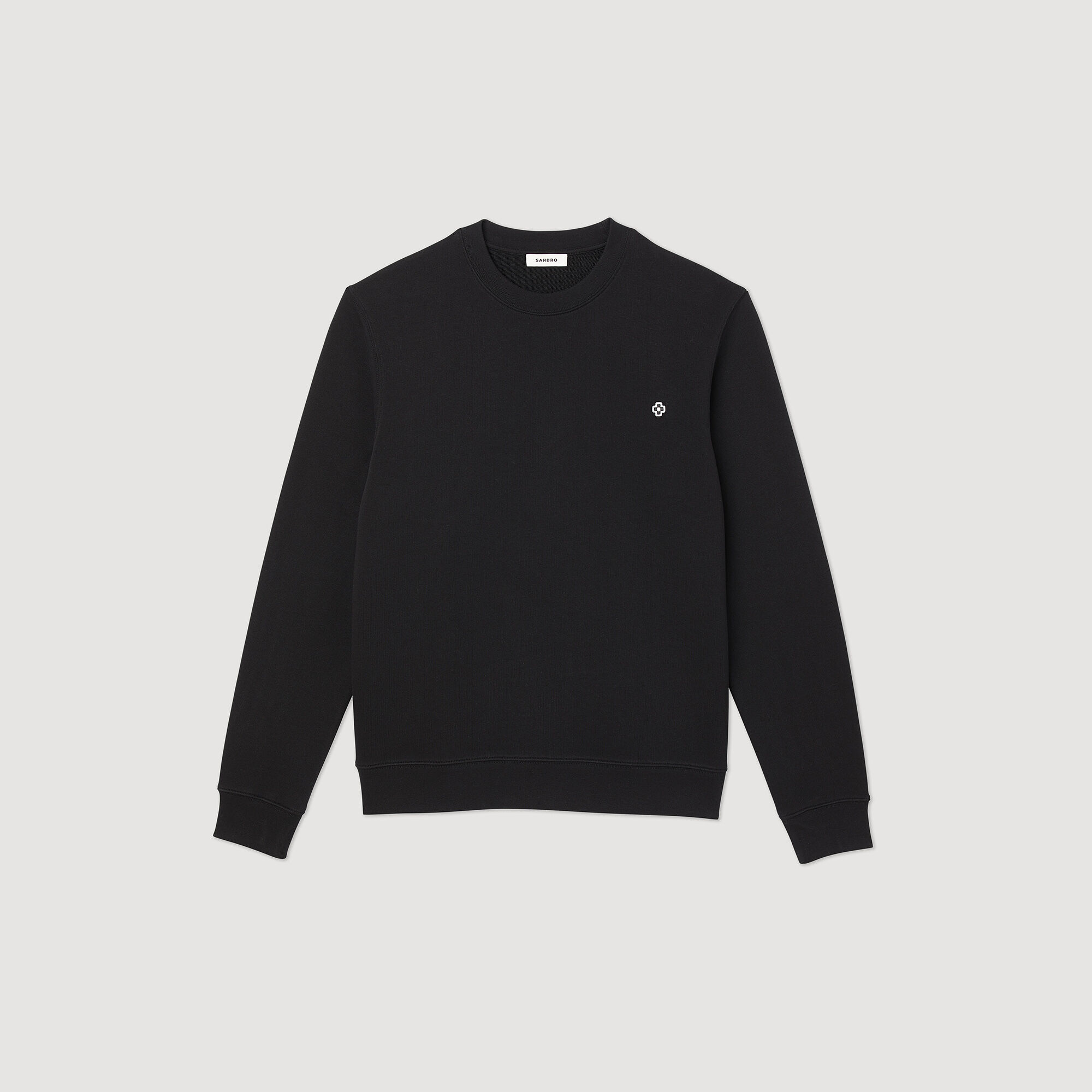 Sweater met square cross