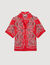 Overhemdblouse bandana print