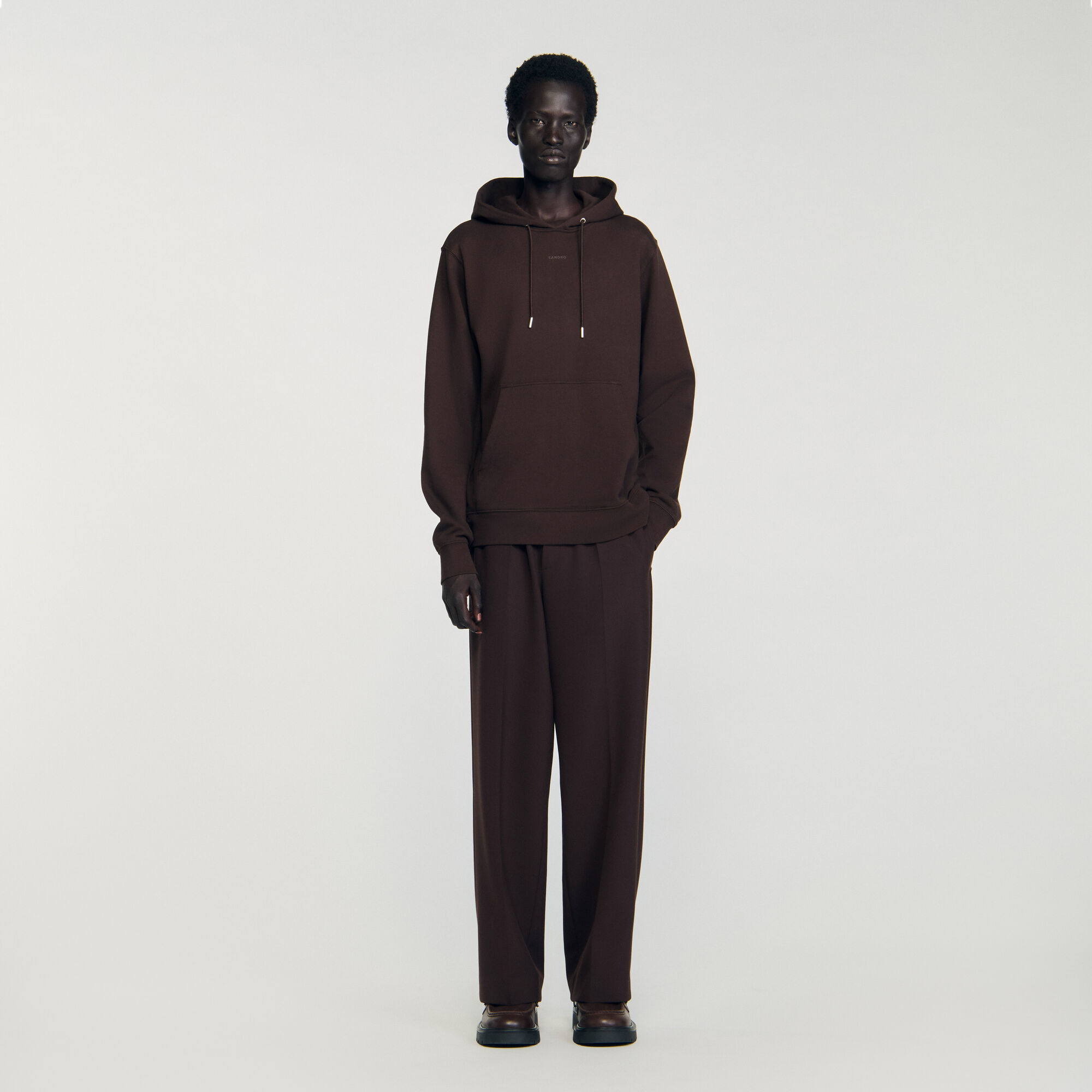 Hoodie met capuchon logo