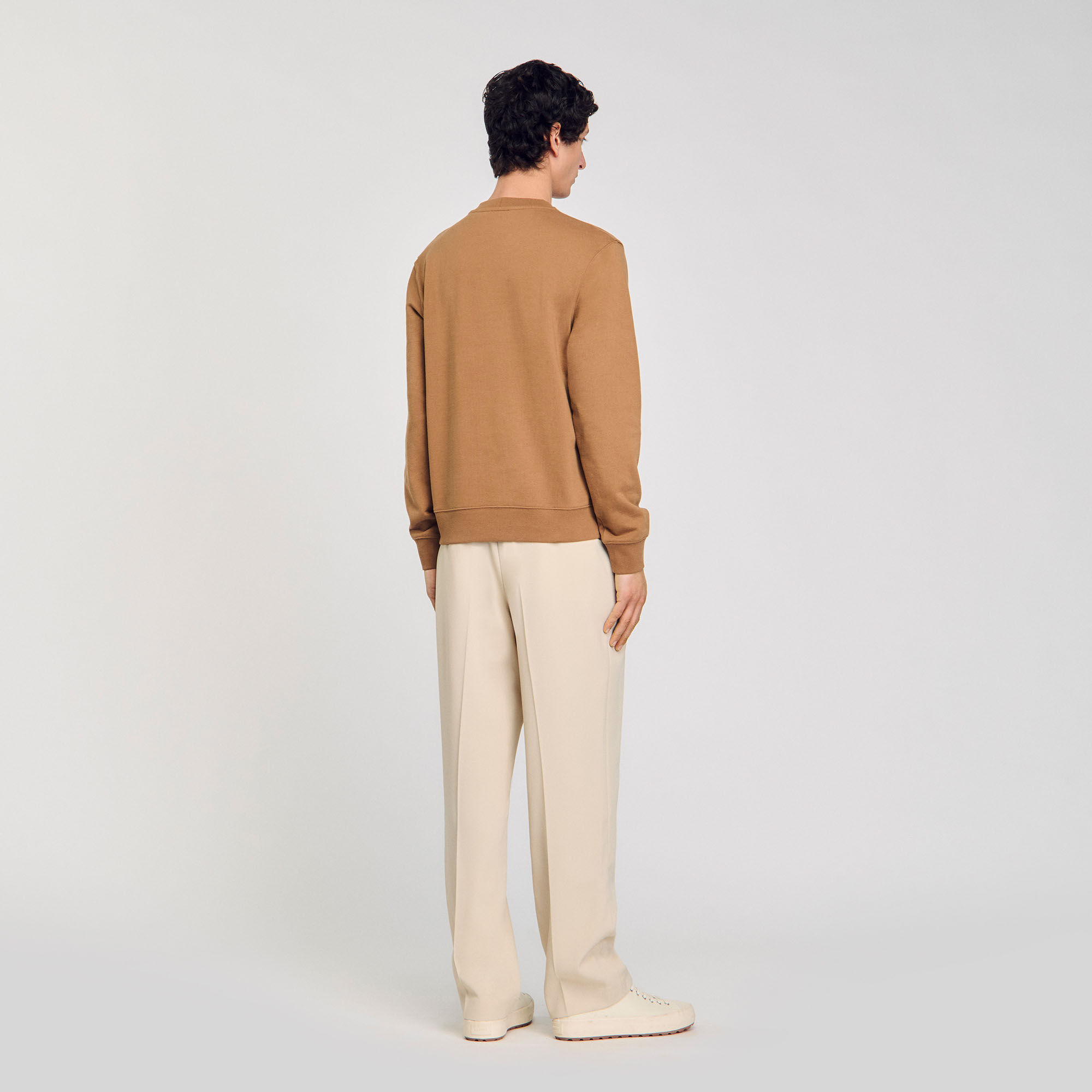 Sweatshirt patch bloemmotief