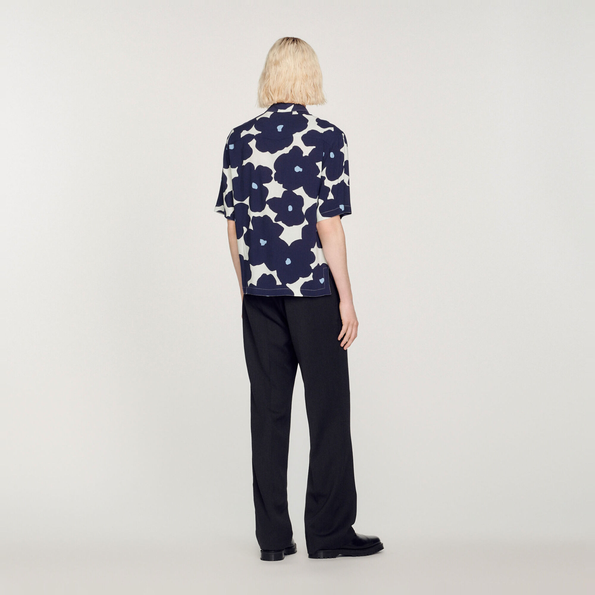 Overhemd met bloemenprint