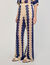 Pantalon tweekleurig tricot